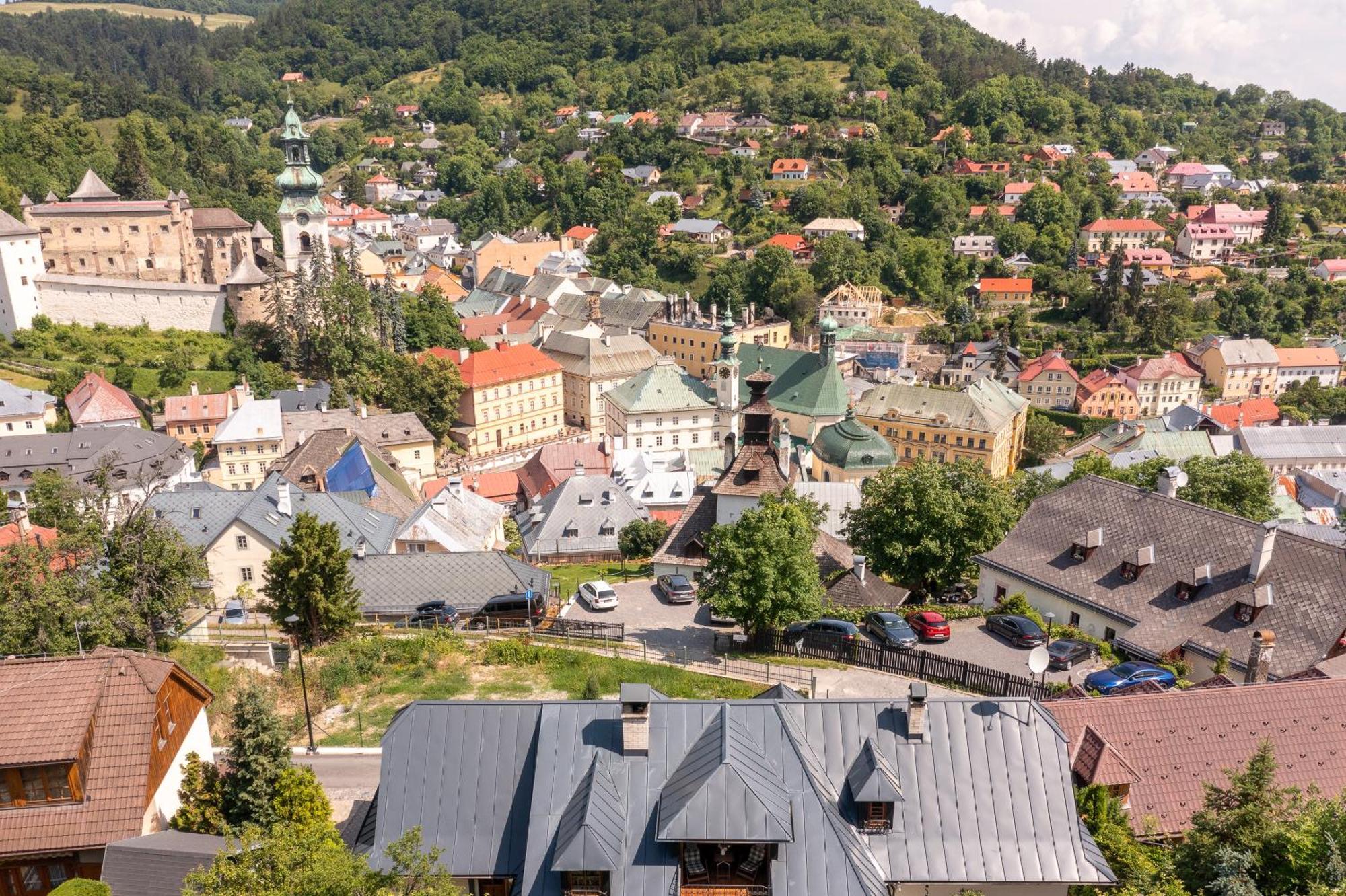 Villa Amalia: Spacious Garden Retreat with Fireplace in Banska Stiavnica Exterior photo